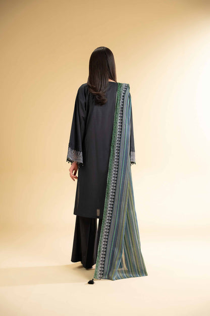 3 Piece - Printed Embroidered Suit - 42501652