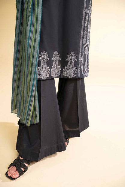 3 Piece - Printed Embroidered Suit - 42501652