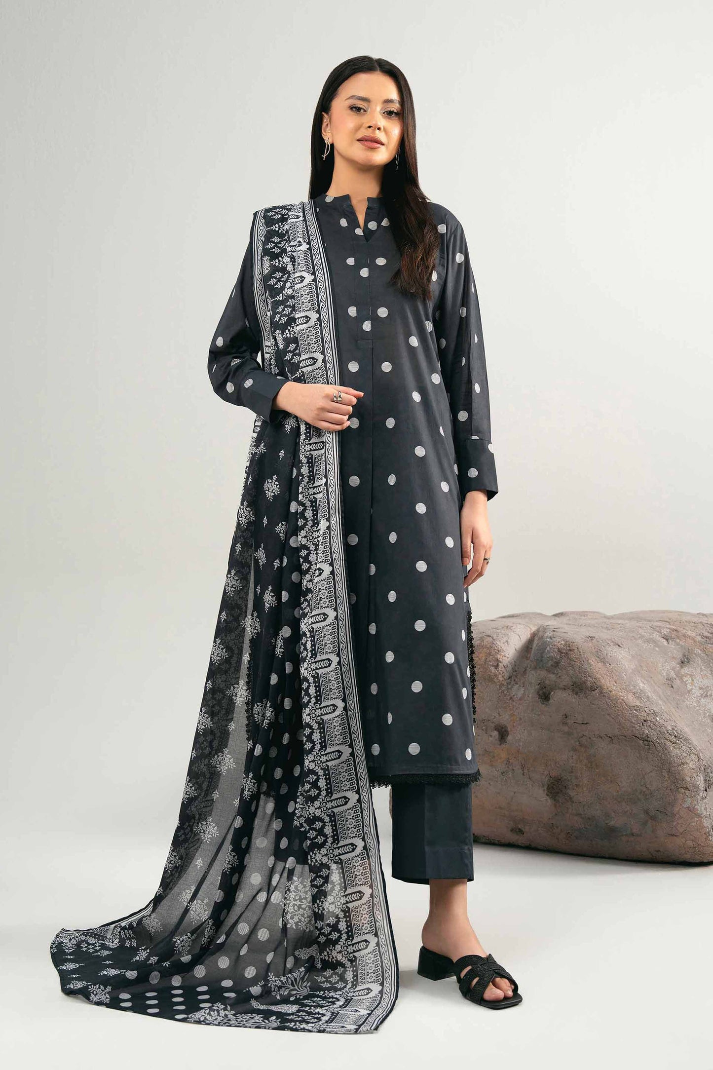 3 Piece - Printed Suit - 42502019