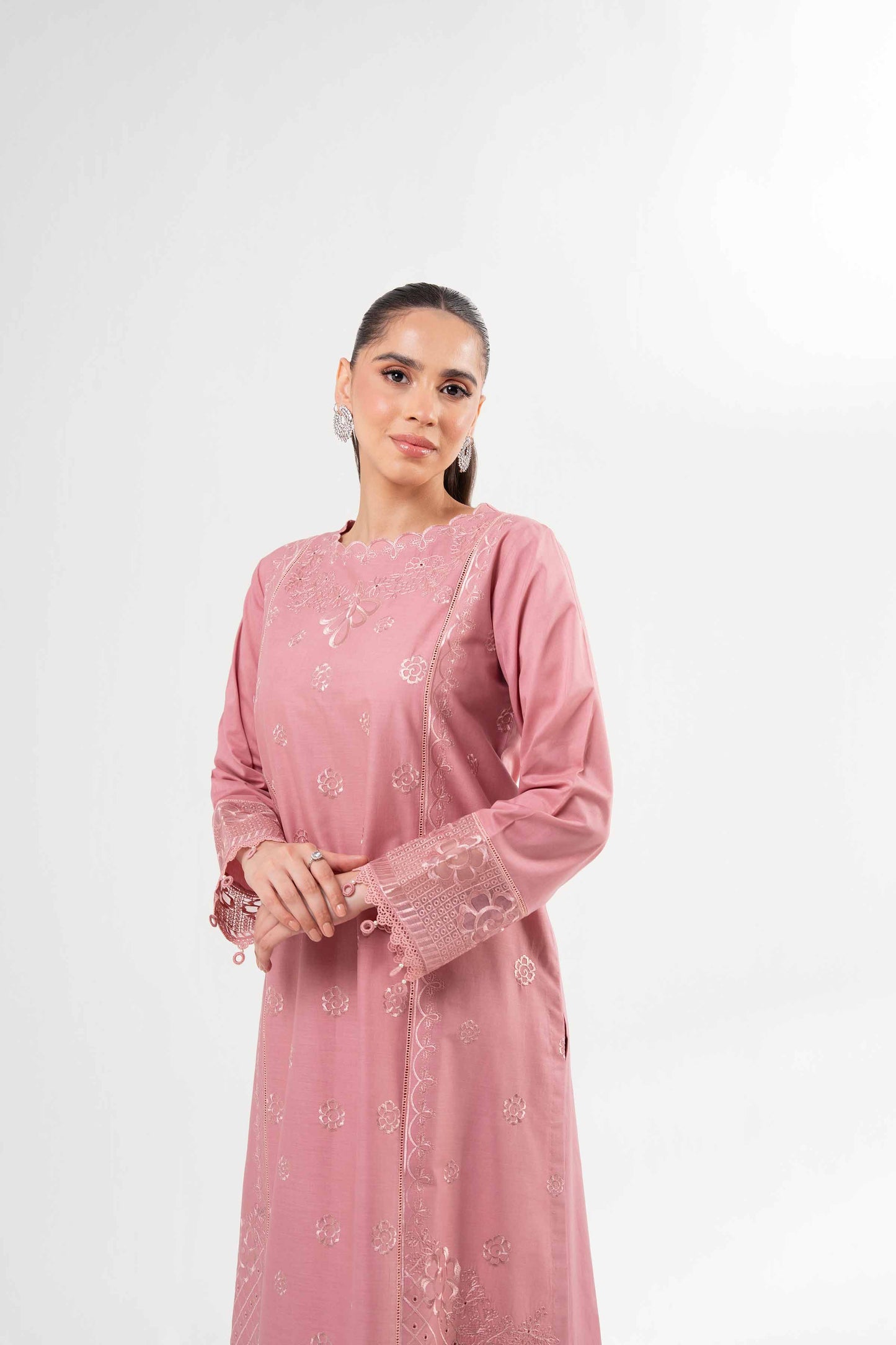 2 Piece - Dyed Embroidered Suit - 42502065