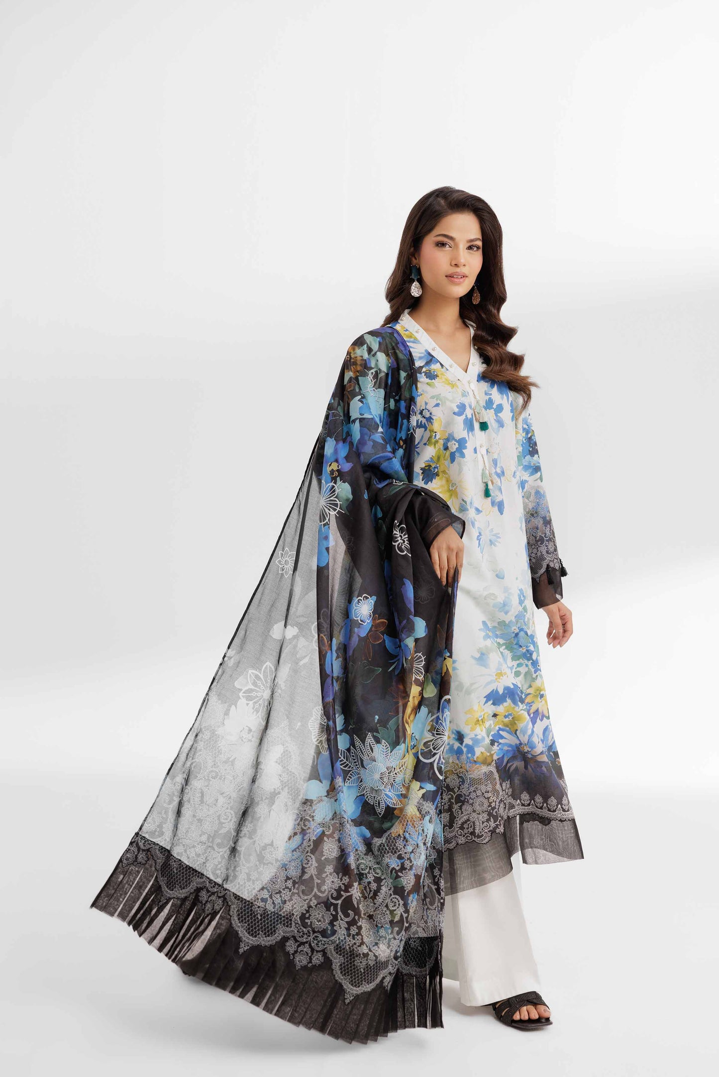 3 Piece - Digital Printed Suit - 42502098