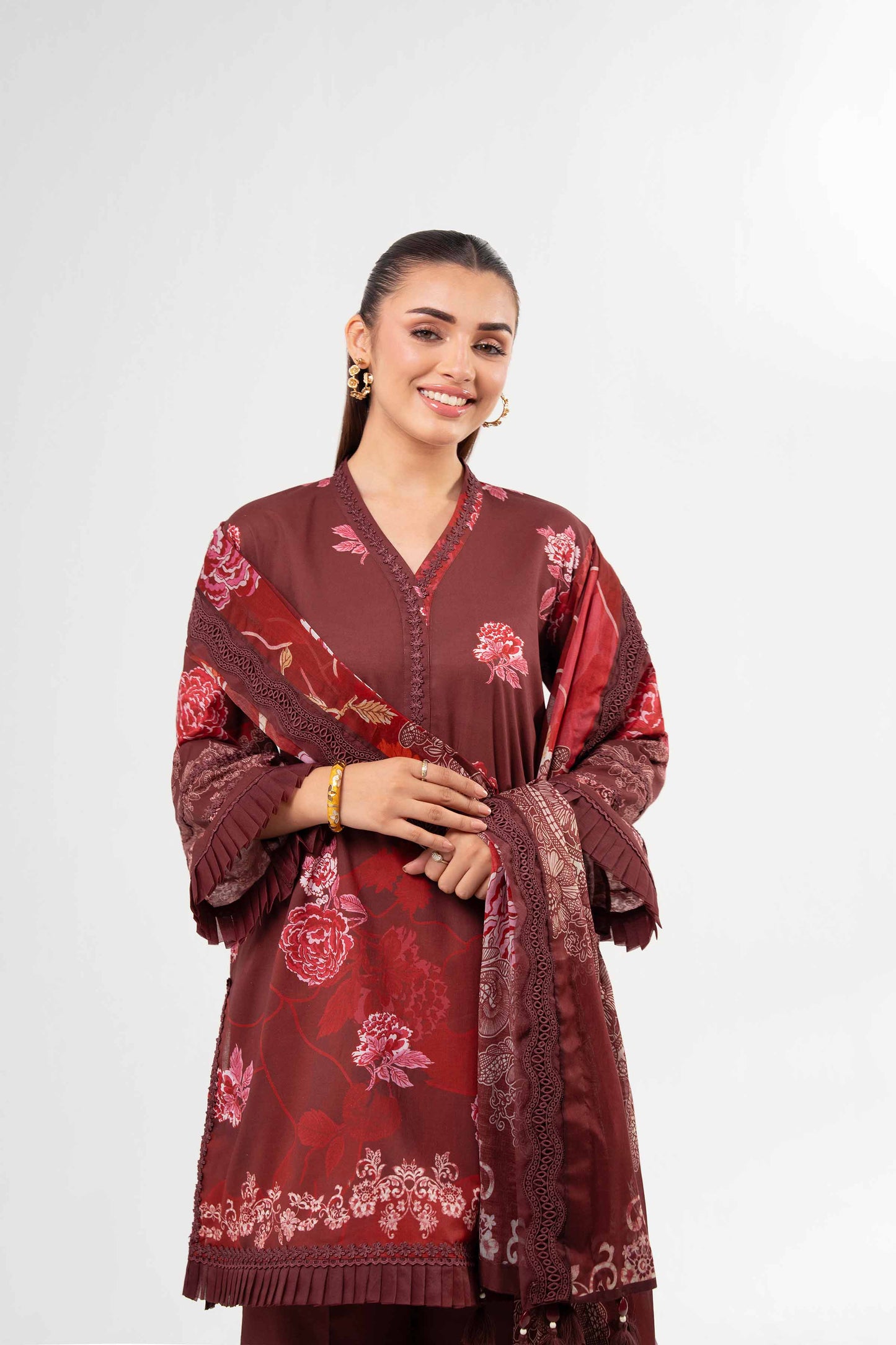 3 Piece - Digital Printed Suit - 42502099