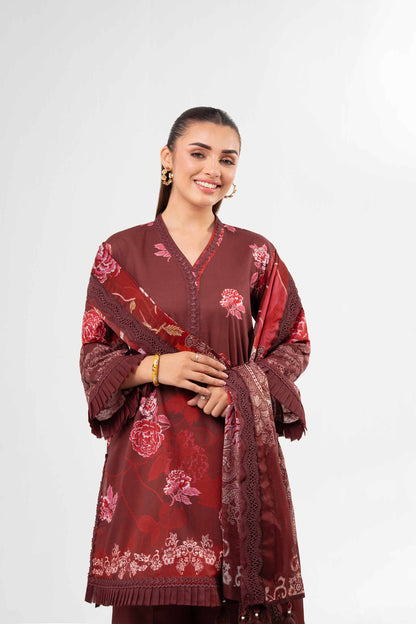 3 Piece - Digital Printed Suit - 42502099