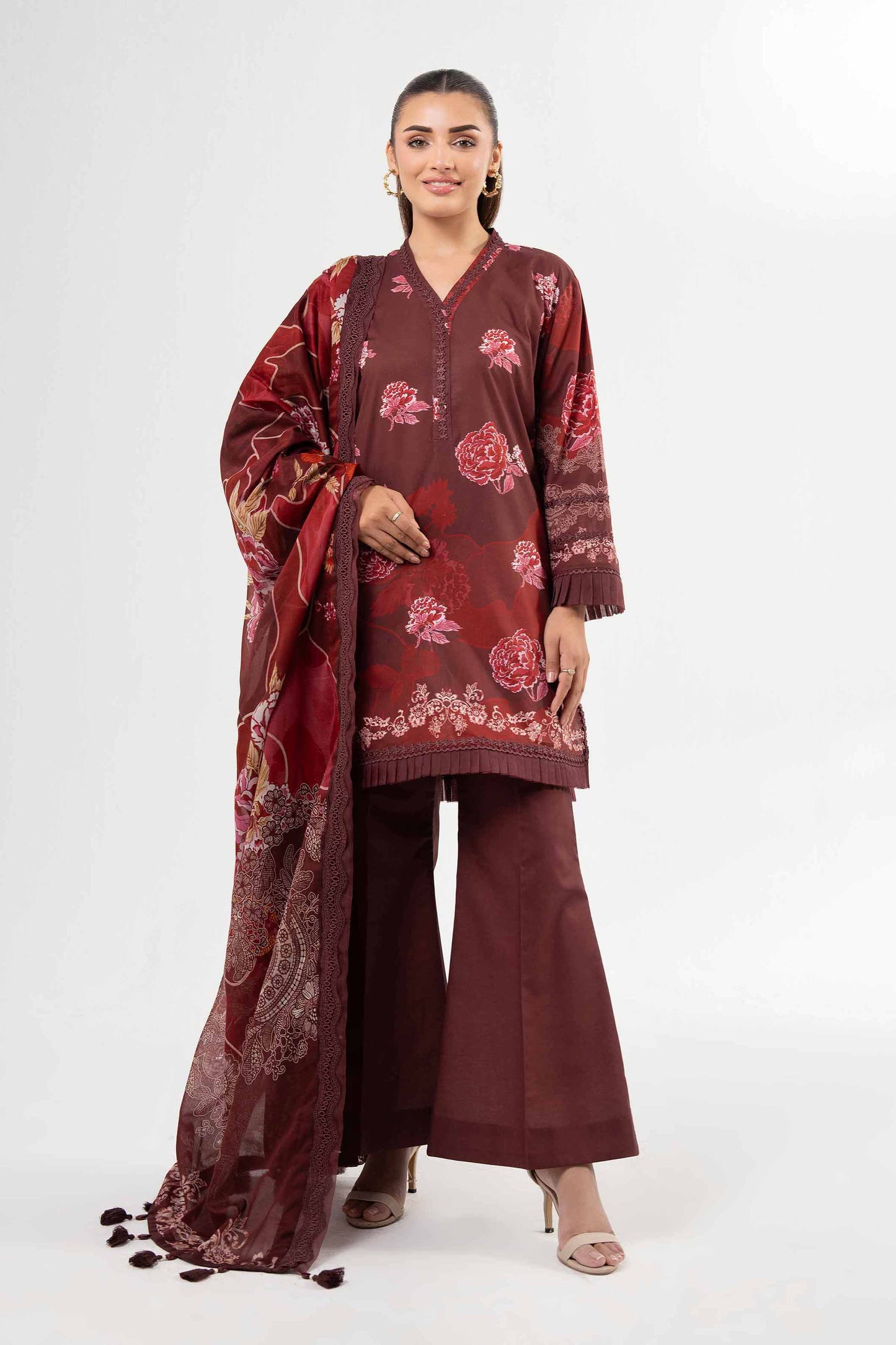 3 Piece - Digital Printed Suit - 42502099