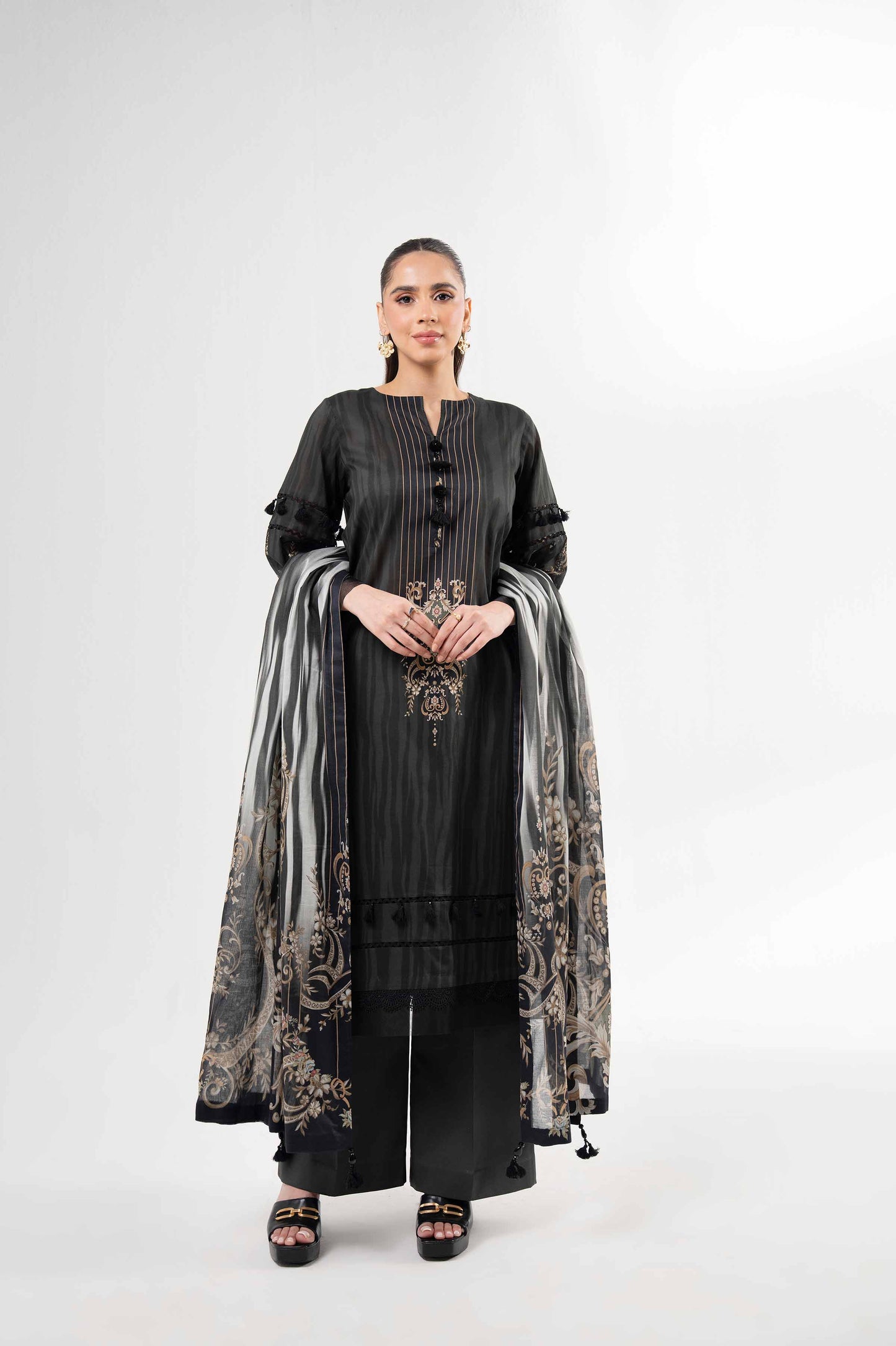 3 Piece - Digital Printed Suit - 42502103