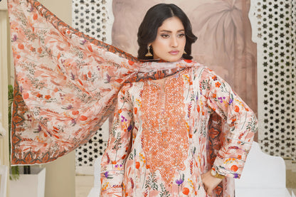 orange 3 piece suit stich